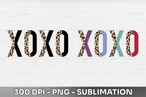 Download XOXO Half Leopard Sublimation PNG - Premium Resources