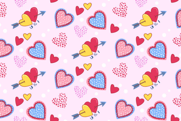 Download Heart Shape Design on Pink Background. - Heart Collection