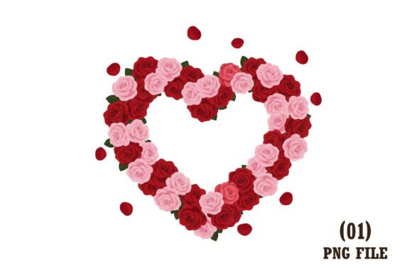 Download Floral Heart Shape Design - Heart Collection