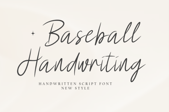 Download Baseball Handwriting - Handwriting Collection