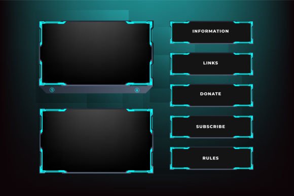 Download Broadcast Screen Interface Border Vector - Border Collection