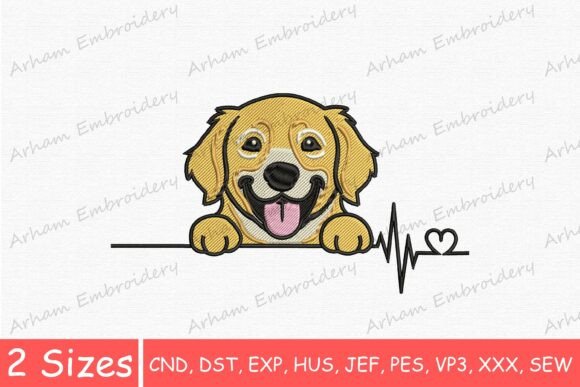 Download Golden Retriever Heartbeat - Heart Collection