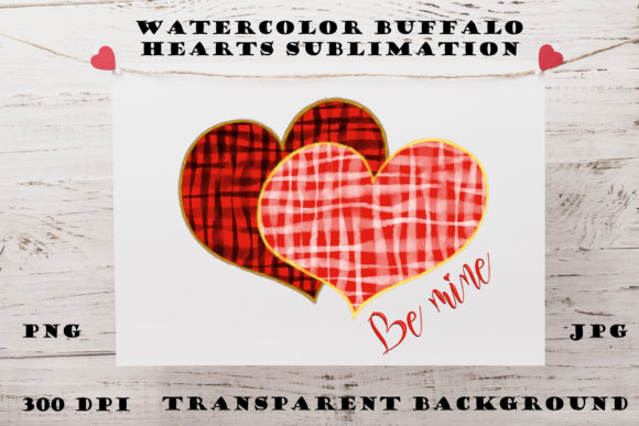 Download Valentine Watercolor Heart Sublimation - Heart Collection