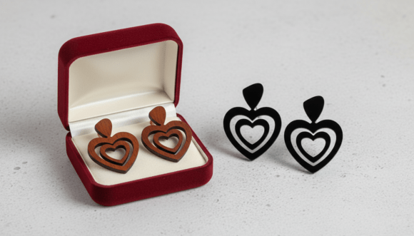 Download Heart Shape Earrings - Heart Collection