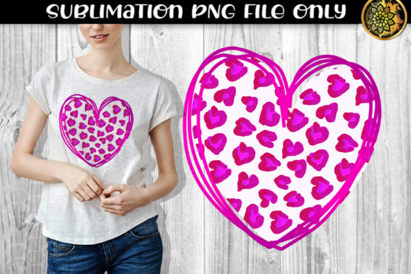 Download Heart Leopard Sublimation PNG Clipart 6 - Heart Collection